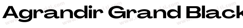 Agrandir Grand Black字体转换